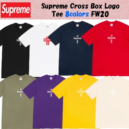 Supreme cross box logo - box, tee