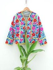 Indien Vert Suzani Imprimé