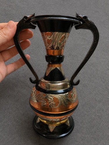 Vase vintage cuivre marsa - cuivre, la