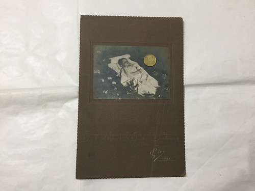 Cdv foto ritratto post mortem - cdv,
