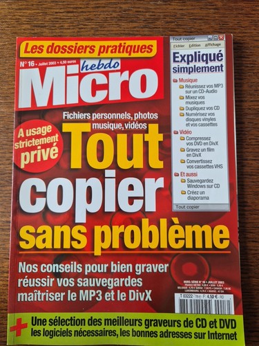 Micro hebdo dossier pratique - micro,