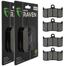 2 Kit plaquettes frein Av Ga et Av Dr Pour Suzuki GSX 1300 BK B-King  de 2008 à 