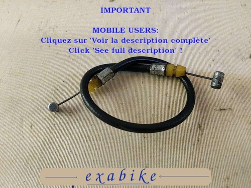 Cable ouverture selle - d'ouverture, de