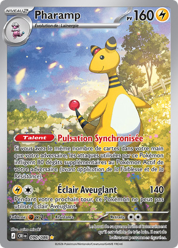 Carte pokémon pharamp - pokémon,
