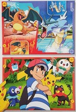 PUZZLES POKEMON RAVENSBURGER 2X100 PIECES NEUFS