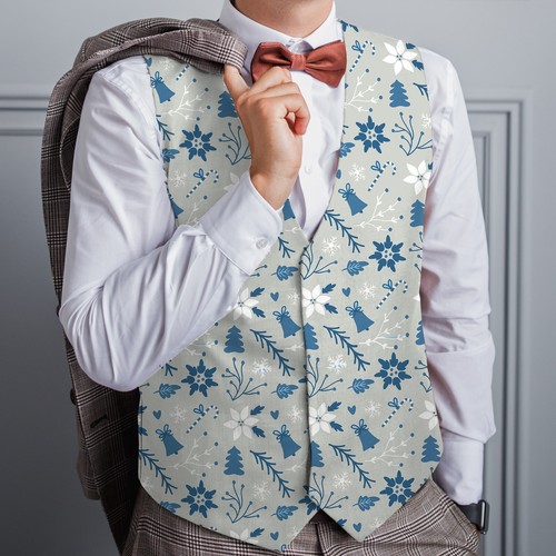 Gilet motif gingle bells - gilet,
