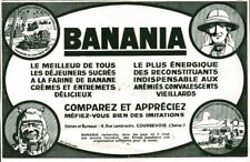 Publicité ancienne Banania petit déjeuner 1928 issue de magazine AG . Letellier