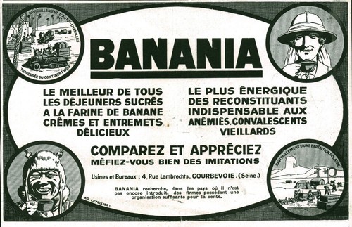Publicité ancienne banania - publicité,