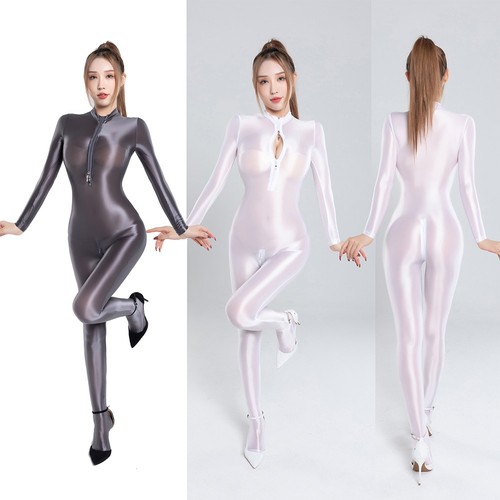 Combinaison body femme satin