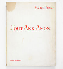 MAURICE PEREZ Tout Ank Amon score music sheet french 1934 ENVOI AUTOGRAPHED