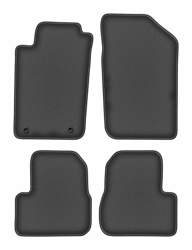 Jeu tapis velours graphite - de,