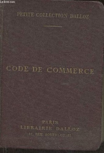 Code commerce ancienne - code, (ancienne