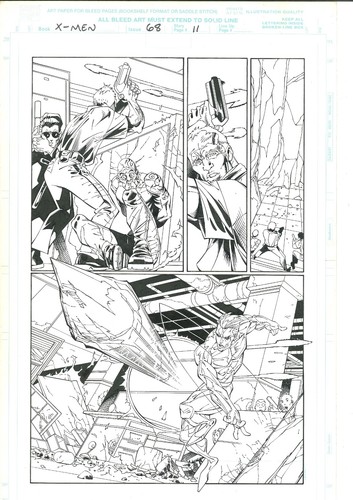 Men original comic - x-men, art