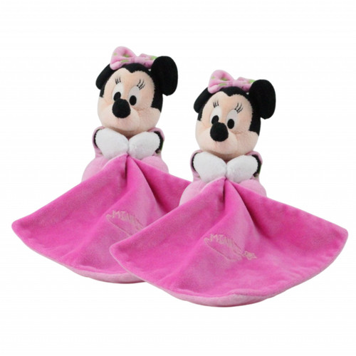 Doudou luminescent minnie - doudou, rose