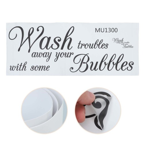 Adhesif mural salle bain - mural, de