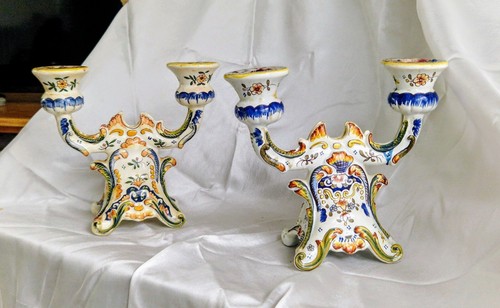 Bougeoirs style vieux rouen - 2,