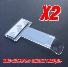 2x Support Ticket Stationnement Adhésif Horodateur Parking Pare-Brise Voiture