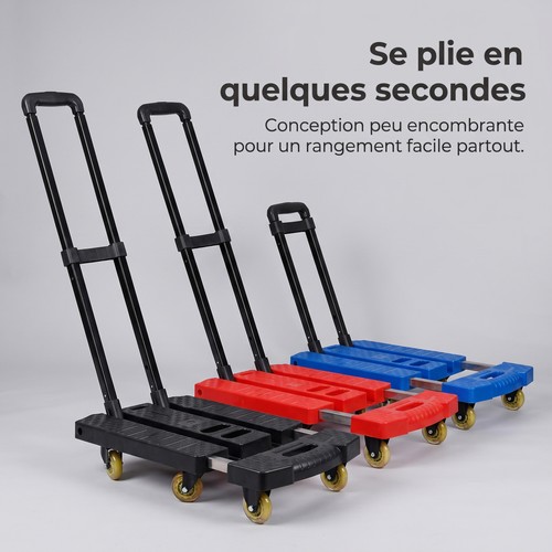 Chariot pliable métal - chariot,