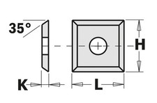 10 x plaquette carbure 12 x 12