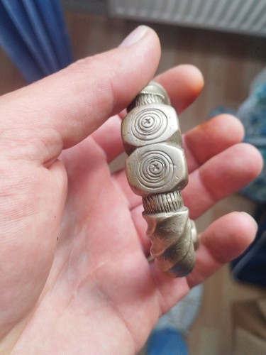 Antique silver plated bronze - silver-plated,