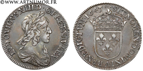 Louis xiii quart d écu - -, d'écu