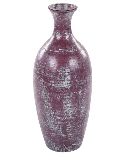 Vase décoratif marron - vase,