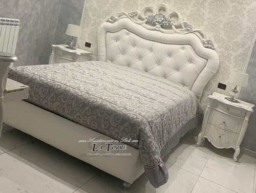 Lit double conteneur baroque - lit,