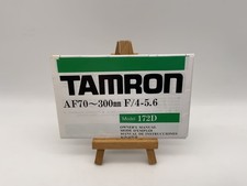Tamron AF 70-300mm F/4-5.6 Manuel D'Utilisation Allemand