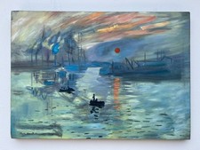 Tableau huile sur toile Claude