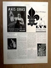 Publicité de 1936 ANIS GRAS
