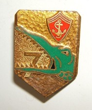 INSIGNE 7° REGIMENT D'ARTILLERIE COLONIALE - 7° RAC - Drago