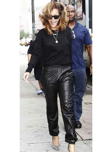 Femmes cuir noir jogging - femmes,