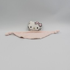 Doudou plat Hello Kitty rose -