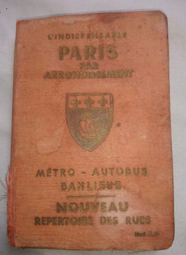 Ancien livre plan - plan, repertoire