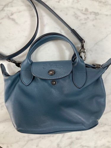 Longchamp pliage cuir - le,