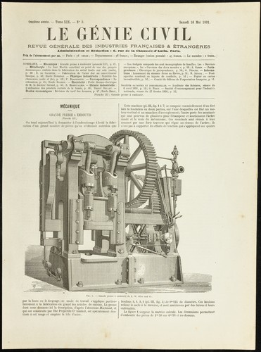1891 grande presse à - grande,