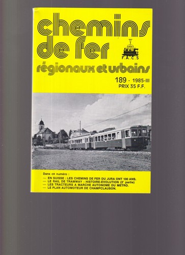 Chemins fer secondaires - de,