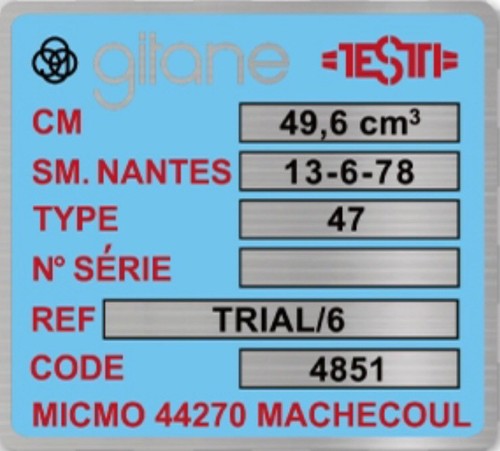 Autocollant gitane testi - gitane,