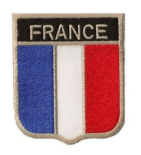 Ecusson patche FRANCE OPEX blason équipe thermocollable patch DIY brodé 