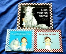 lot de 3 livres de NINA /