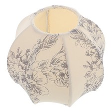  Lampe De Couverture En Tissu Champignons Abat-jour Petit À Ronde