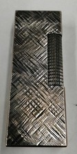 DUNHILL silver gas lighter