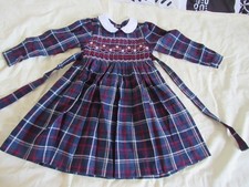 Magnifique ROBE à SMOCK 2 ans