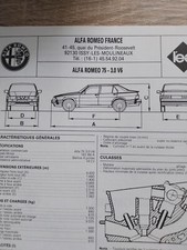 Alfa Romeo 75 3.0 V6 Fiche Technique Reglatech Alfa 75 V6 3.0 185 Ch