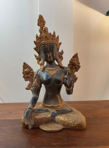Statue bouddha bronze - en,
