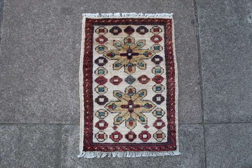 Tapis oriental vintage fait - vintage,