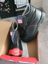 Chaussure de travail noire, Chaussure de sécurité homme montante,