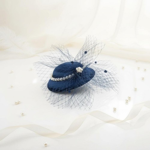 Bibi plumes voilette - et,