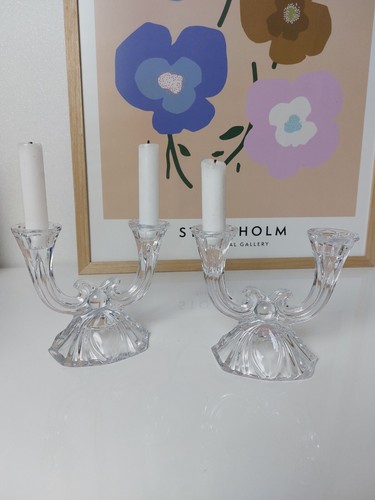Bougeoir double cristal - 2,
