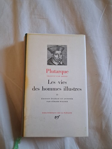Plutarque vie des - vie, hommes